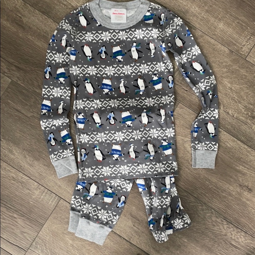 Hanna Andersson winter pajamas, 120cm (size 6-7)
